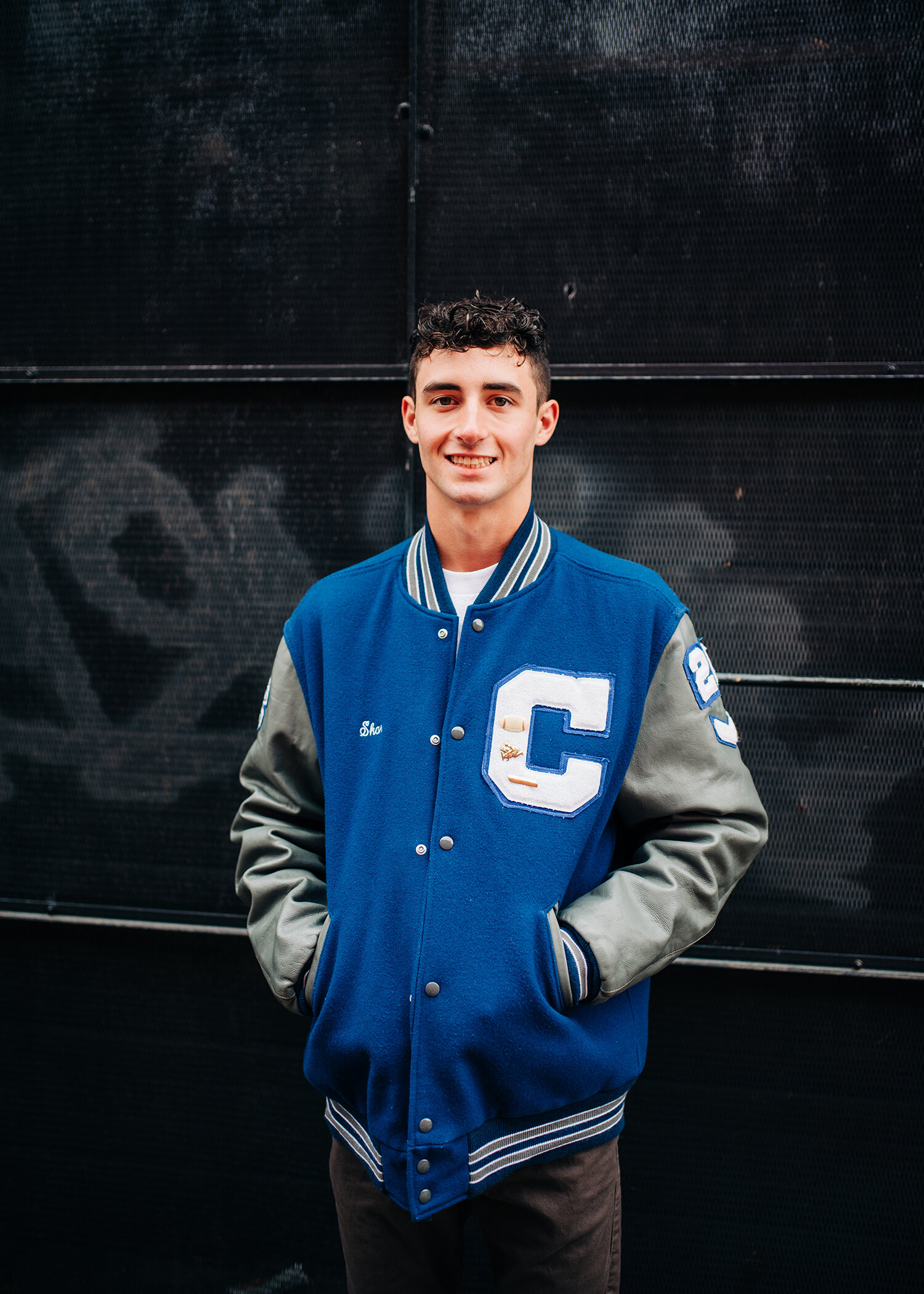 Varsity Jacket Senior Pictures