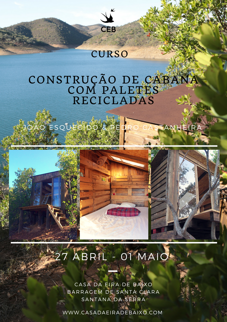 Construção de Cabana em Palettes Recicladas