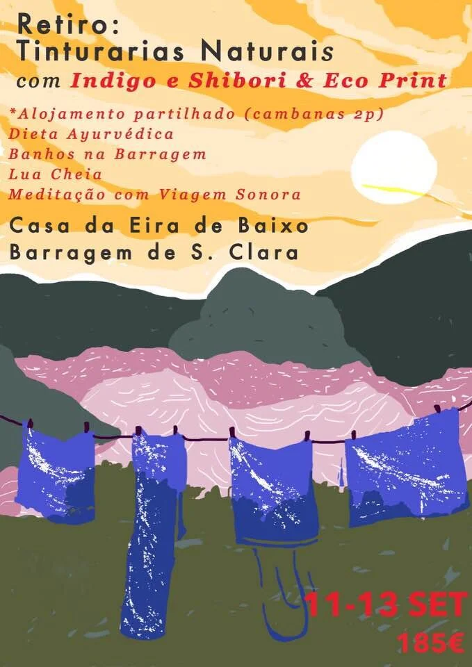 Tinturarias Naturais com Indigo e Shibori & Eco Print
