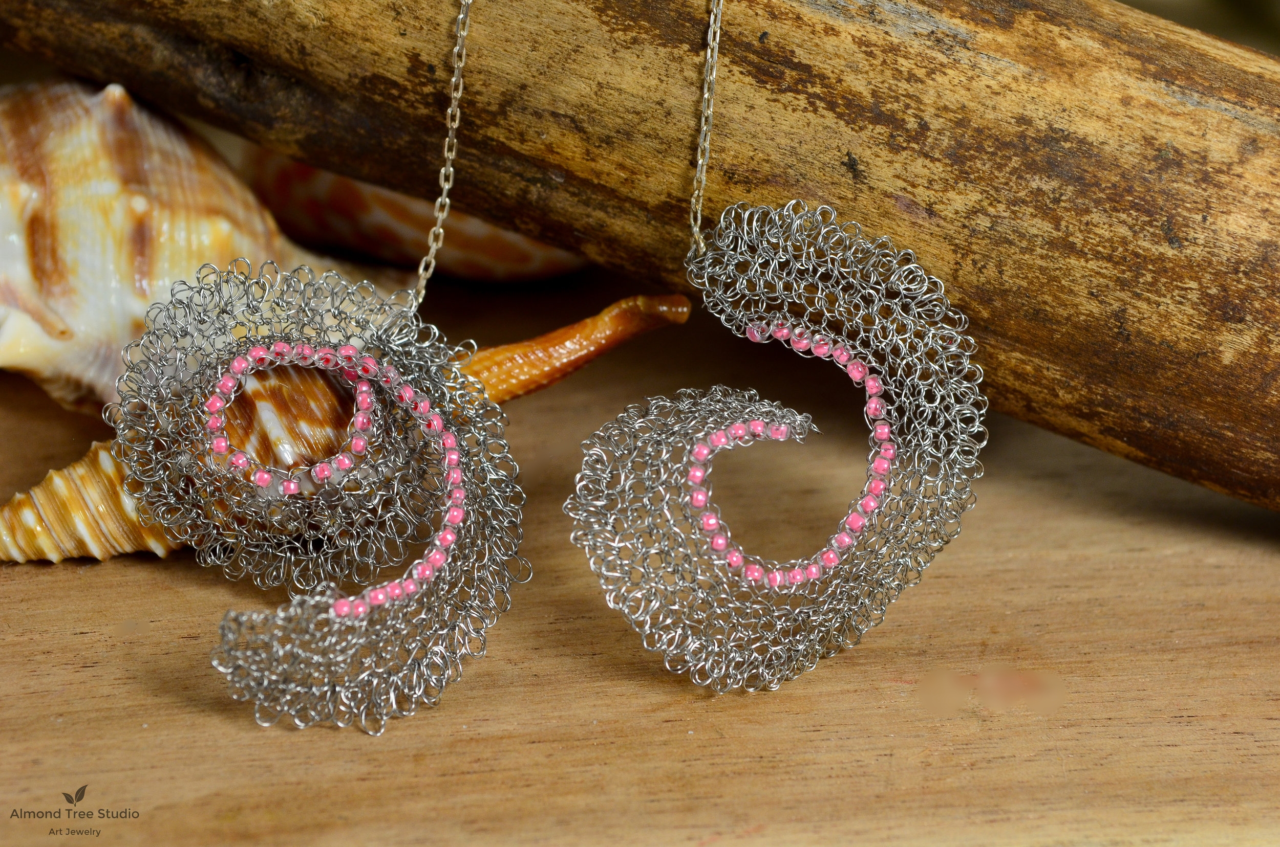 Shell Earrings, www.almondtreestudio.net
