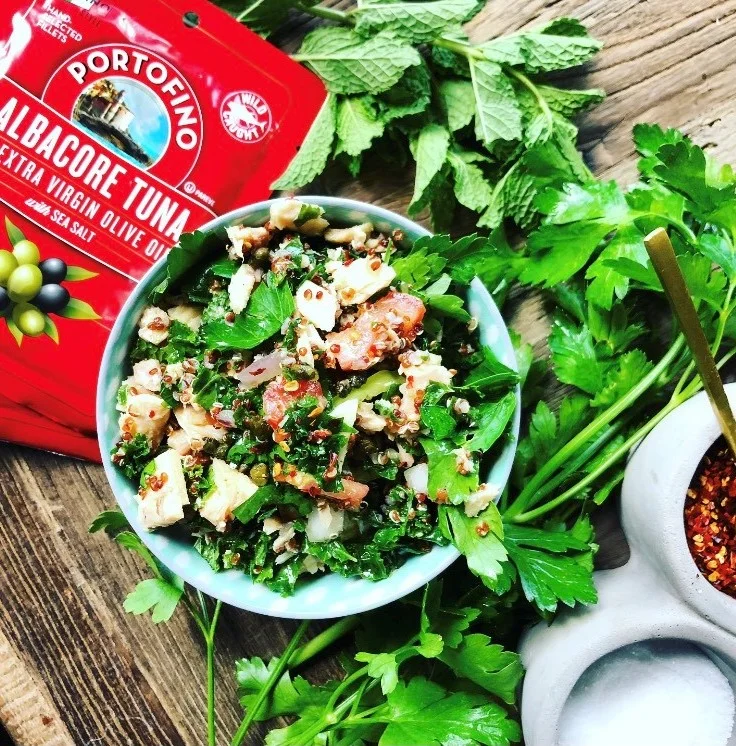 Portofino Tuna + Herbed Kale Salad