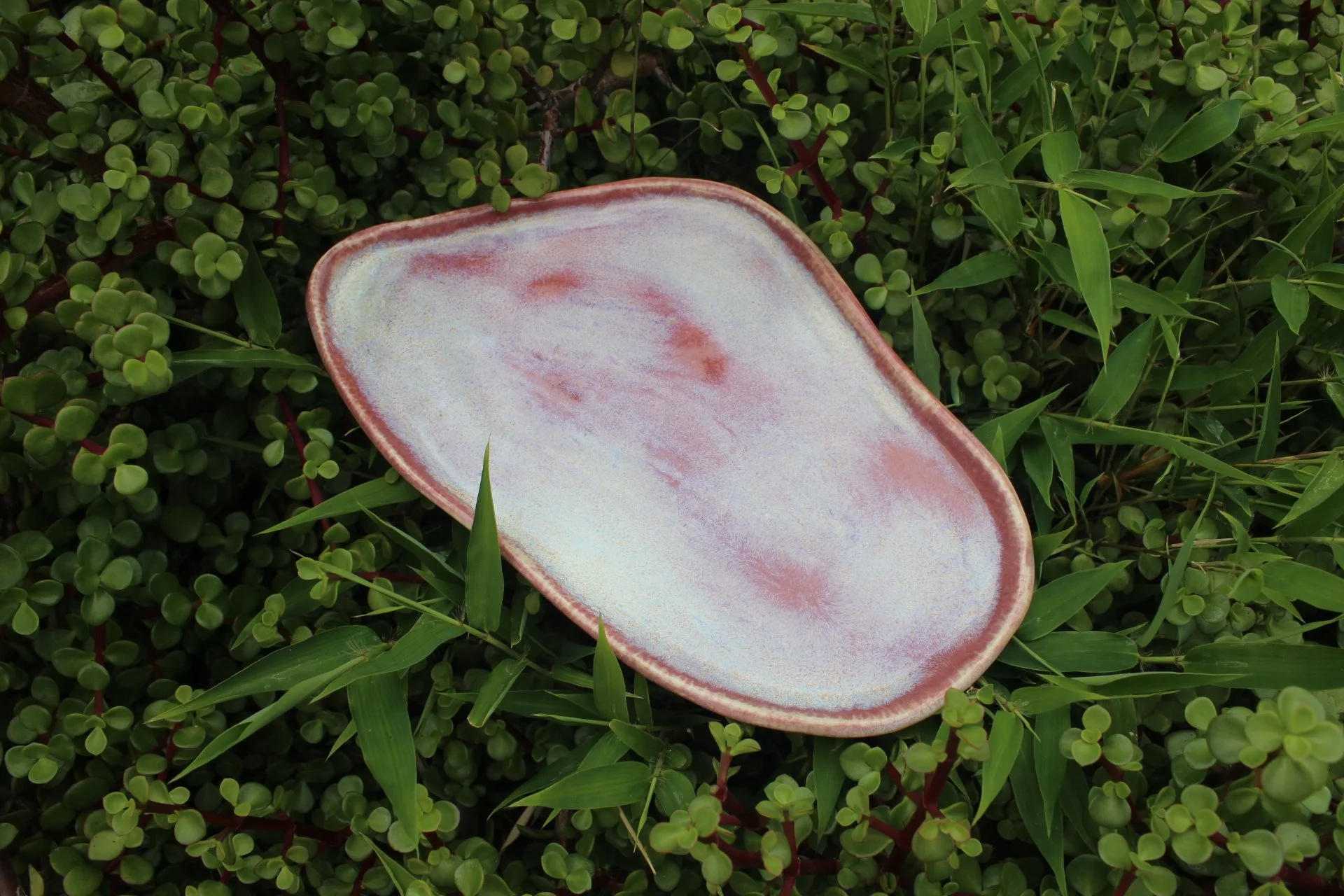 milky garnet fairy plate