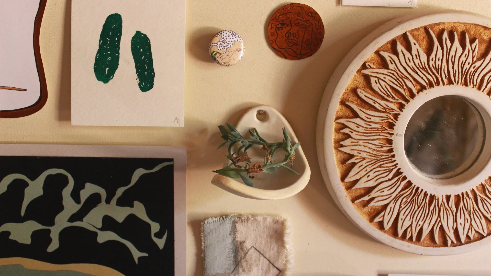 sugar hanging airplant pebble