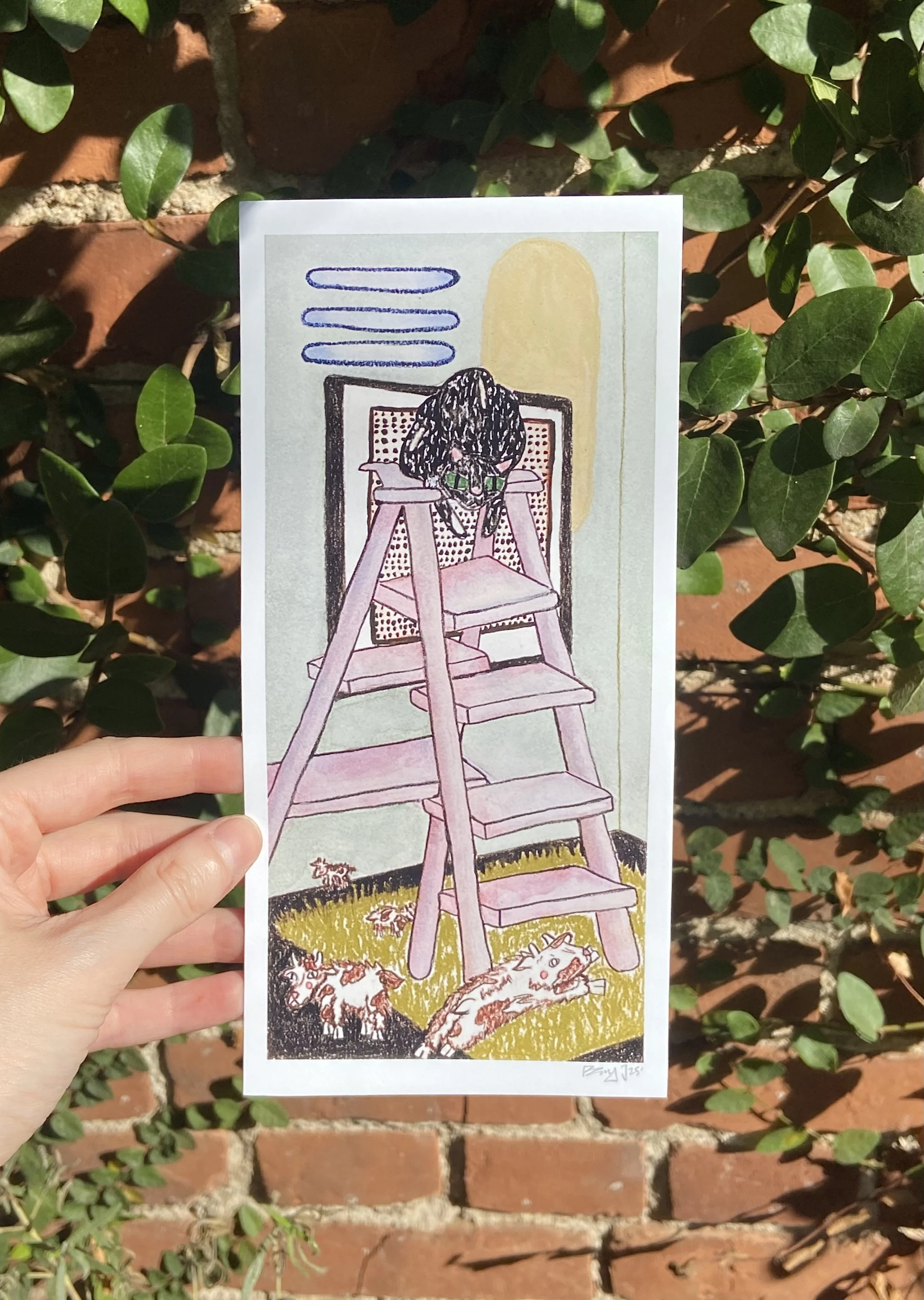 Ovie, Dinnertime! — Wall Art Print