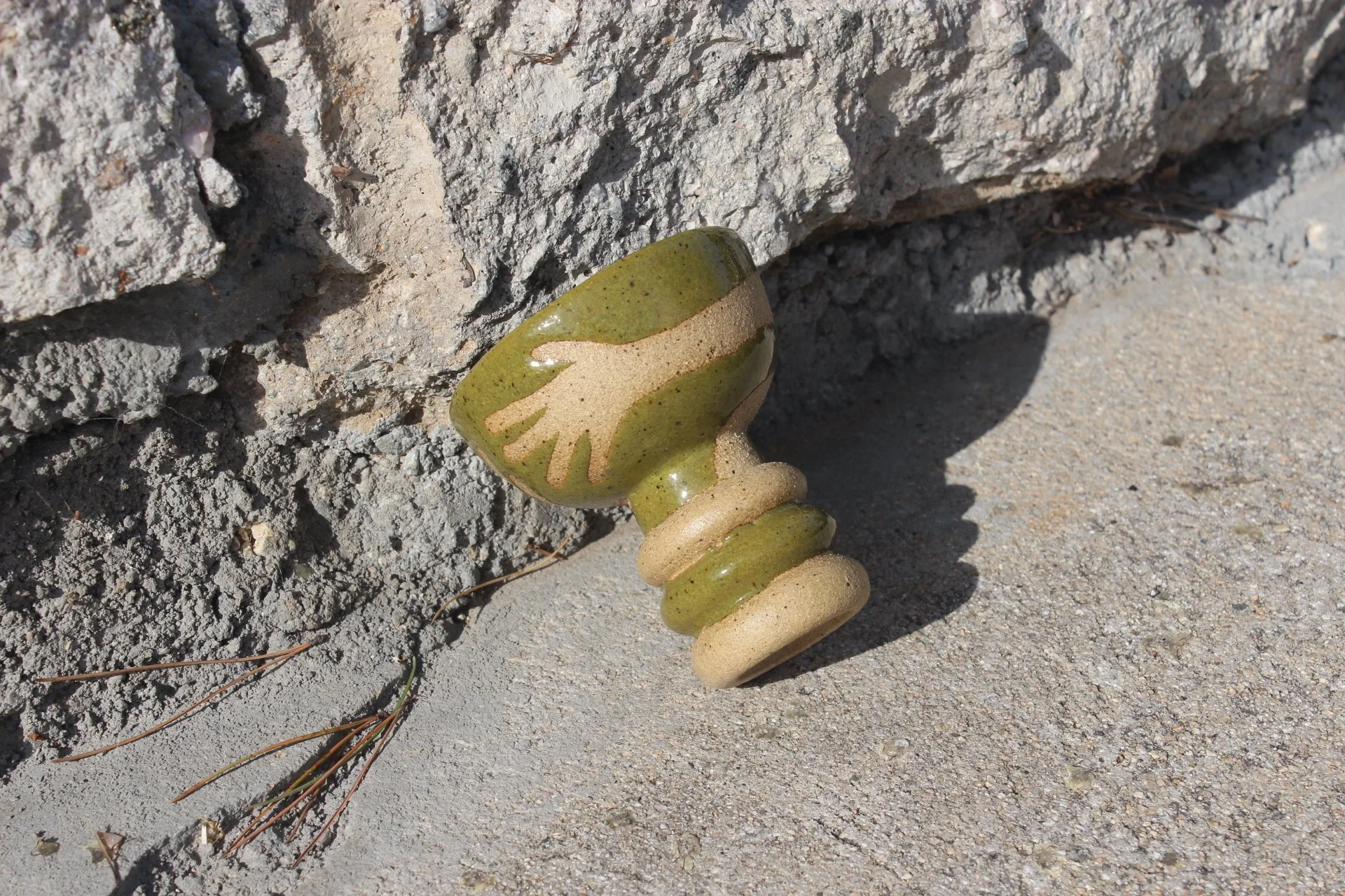 "touching mine" kiddish cup