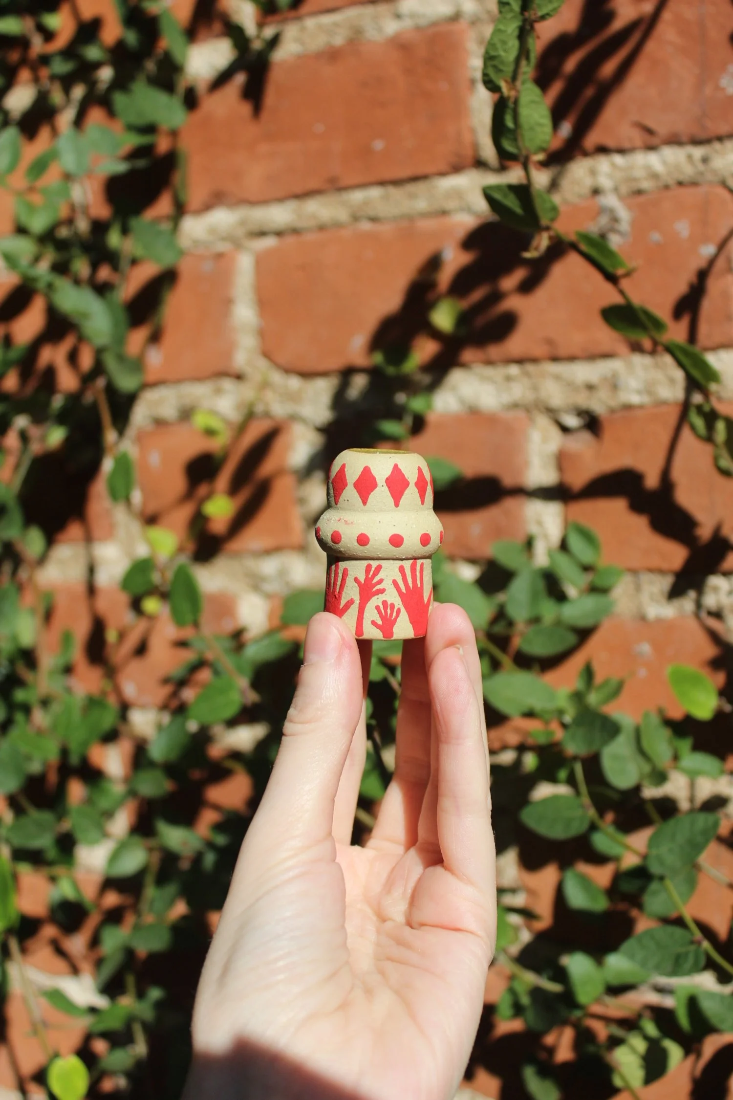 Clown Hands Baby Vase