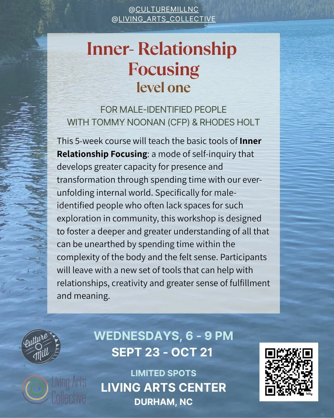 Inner-Relationship Focusing Course, Level 1 (for male-identified people)