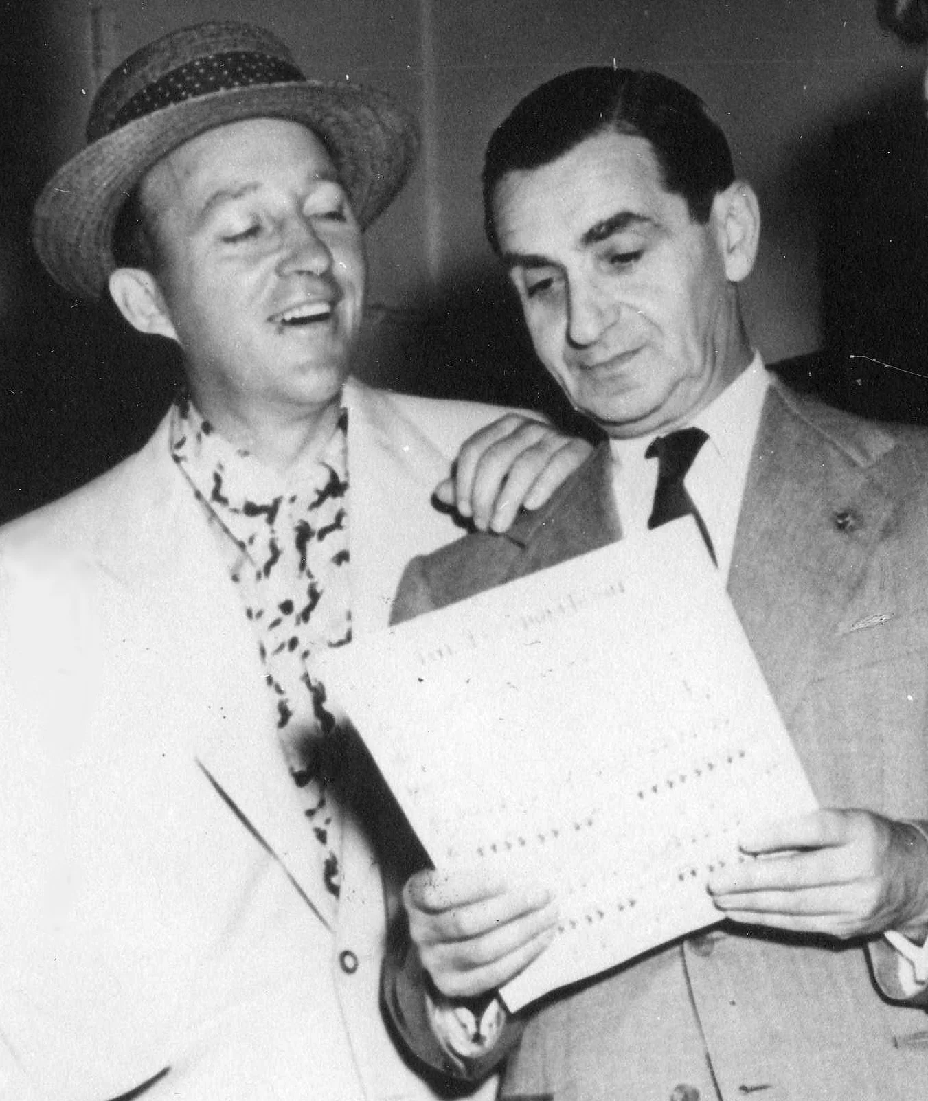 Irving Berlin with Bing Crosby
