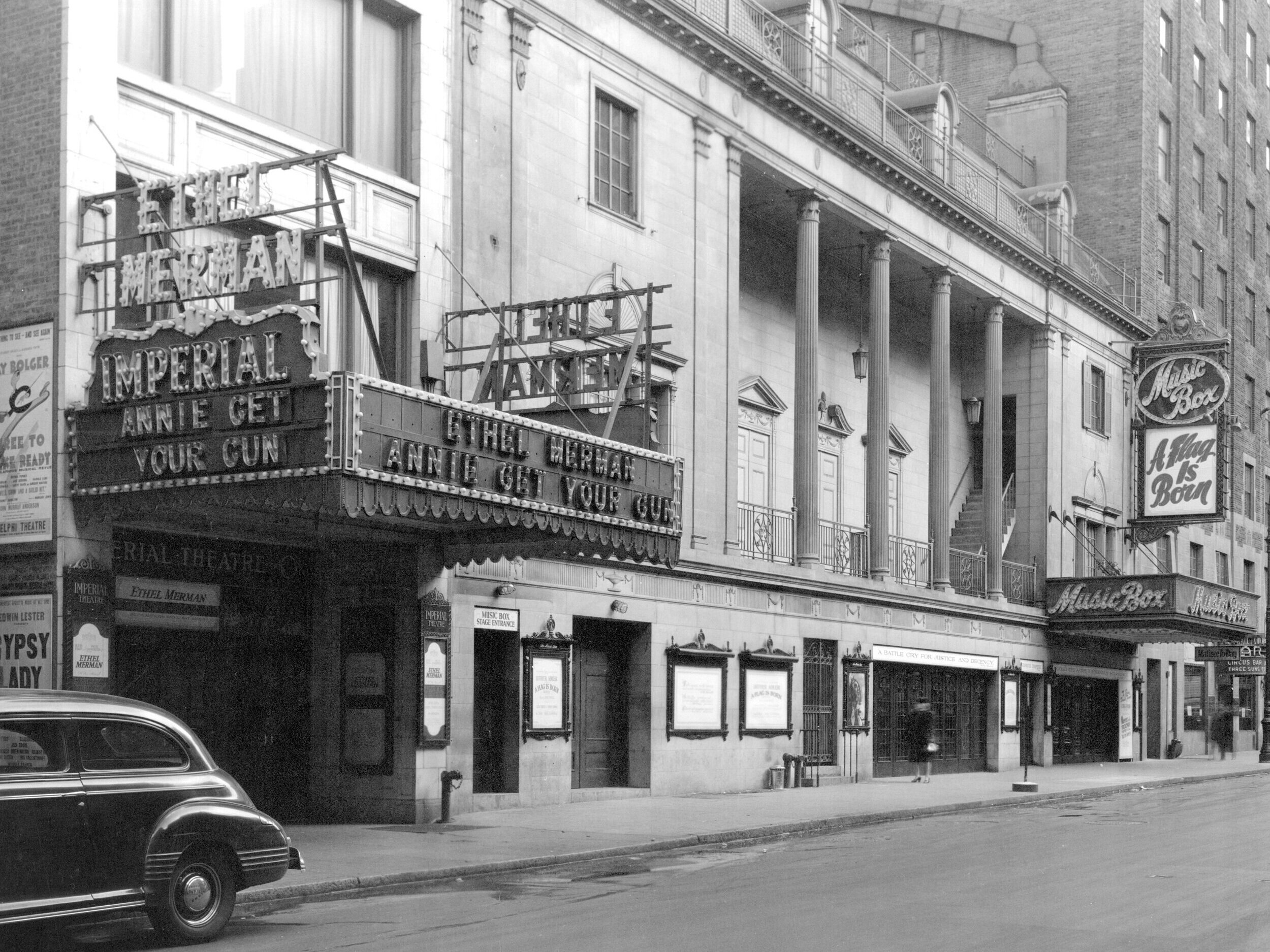 The Original Broadway Marquee for Annie Get Your Gun, 1946