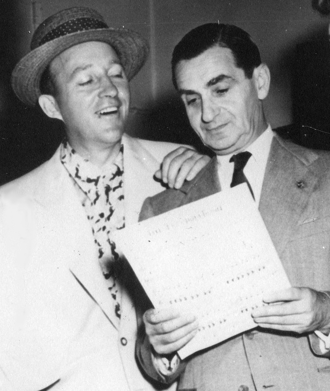 Irving Berlin with Bing Crosby, 1947