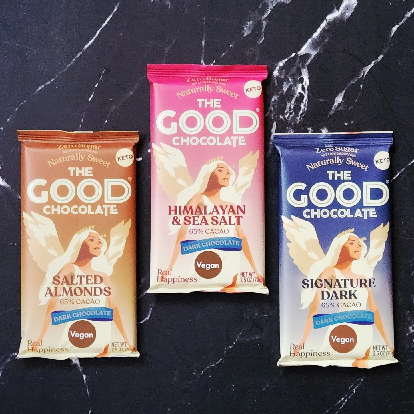 The Good Chocolate Bars (Vegan, No Sugar Added)