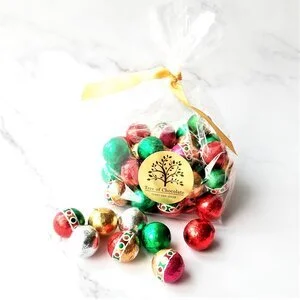Foil Christmas Balls Milk Chocolate