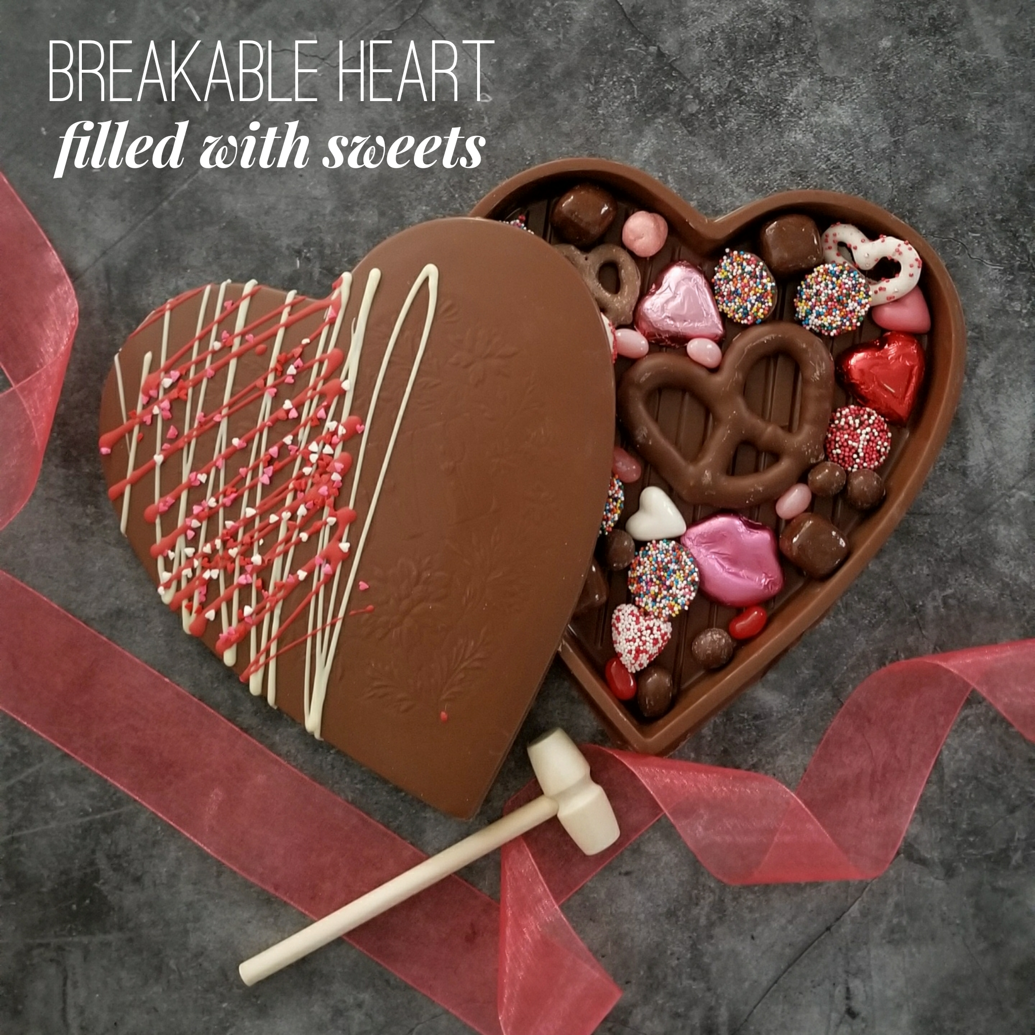 Breakable Milk Chocolate Heart