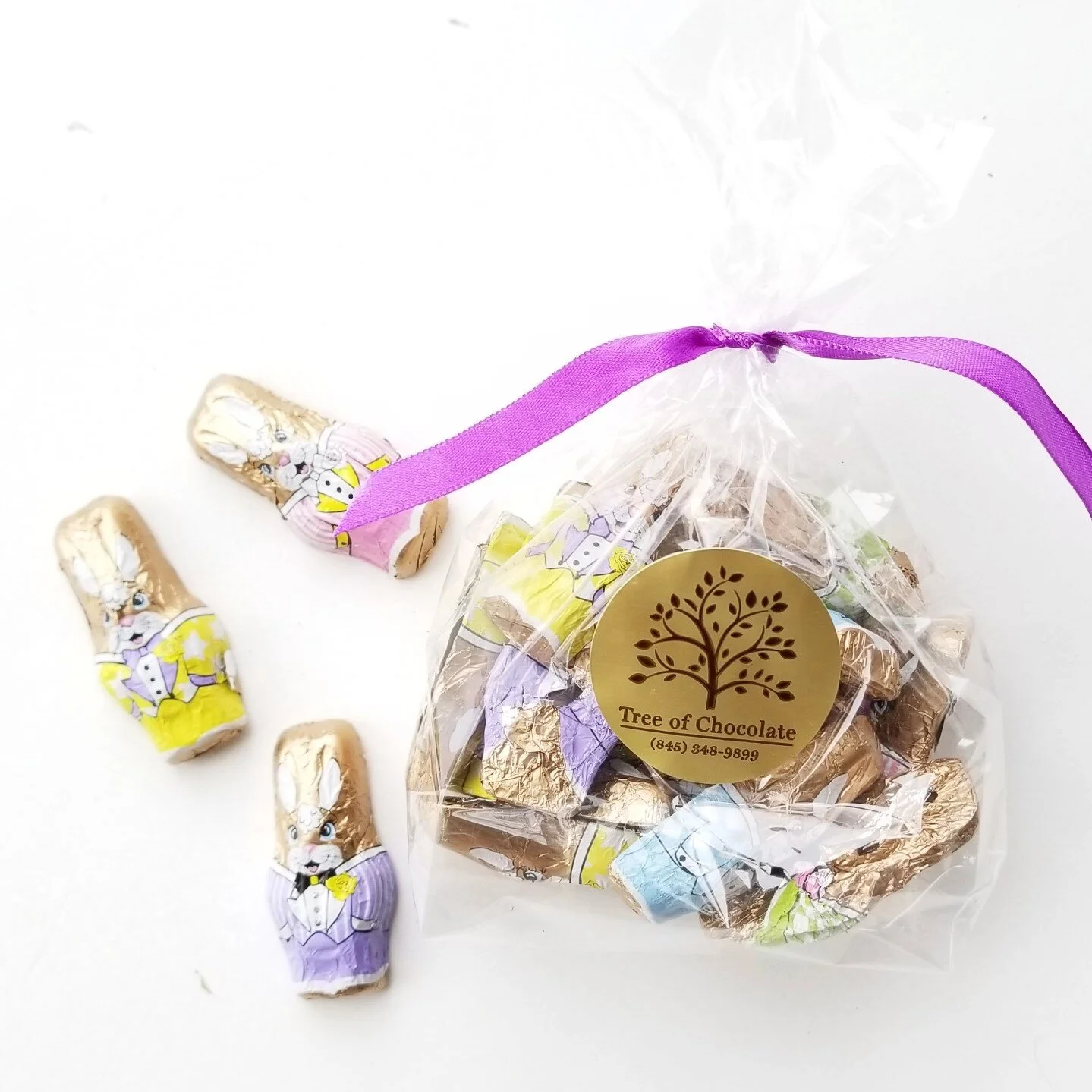 Dark Chocolate Foil Bunnies