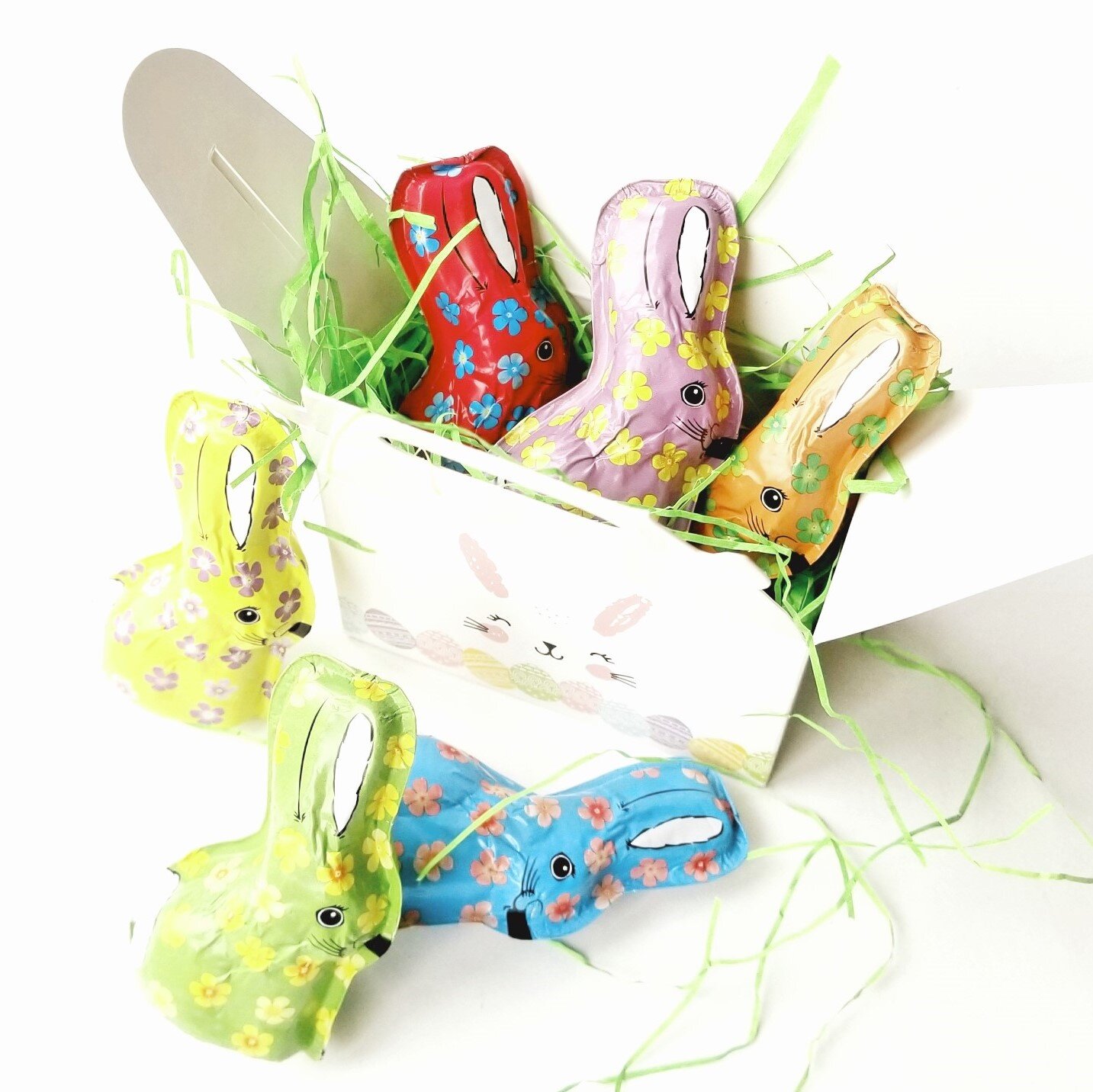 Mini Floral Chocolate Bunnies Sets