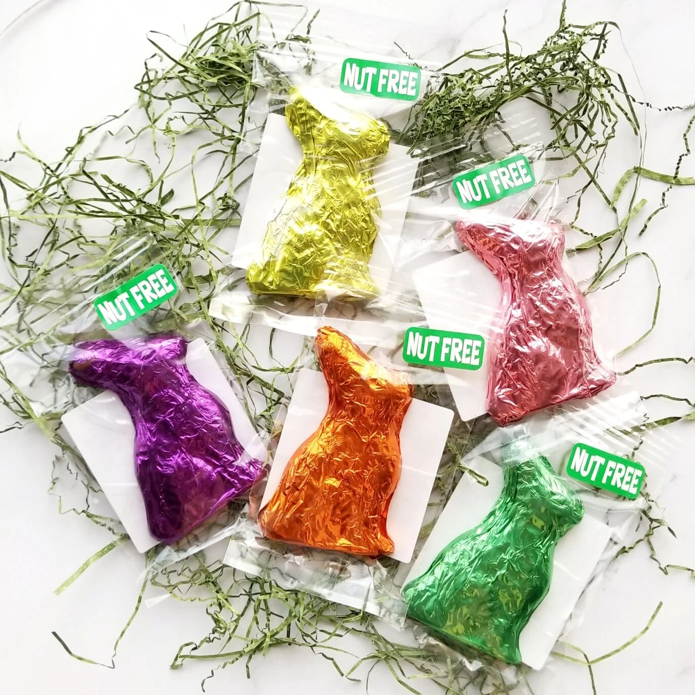 Nut Free Foil Chocolate Rabbits