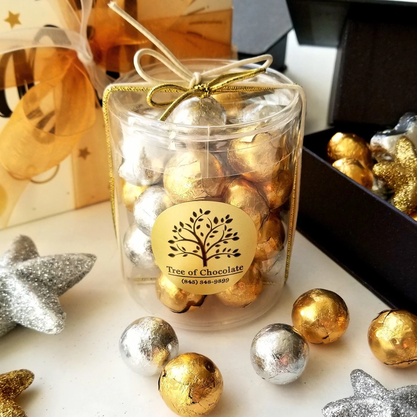 Celebration Chocolate Cylinder