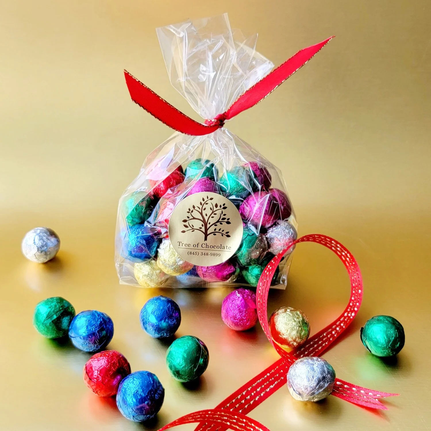 Foil Crisp Milk Chocolate Balls