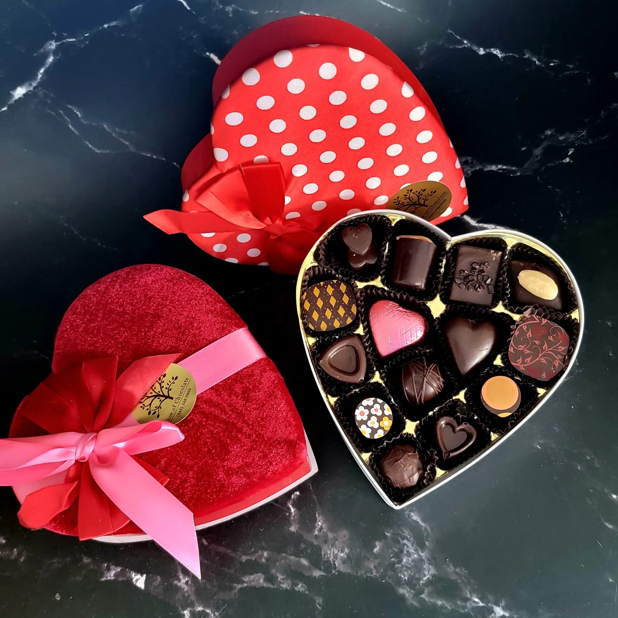 Belgian Chocolate Heart Fancy Gift Box Medium