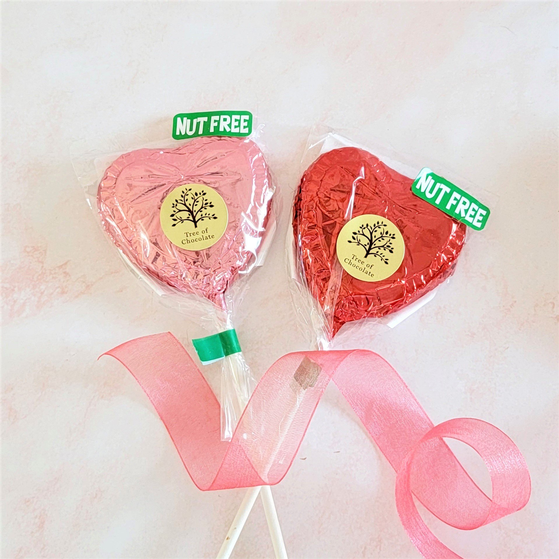 Heart Chocolate Pops (Nut Free)
