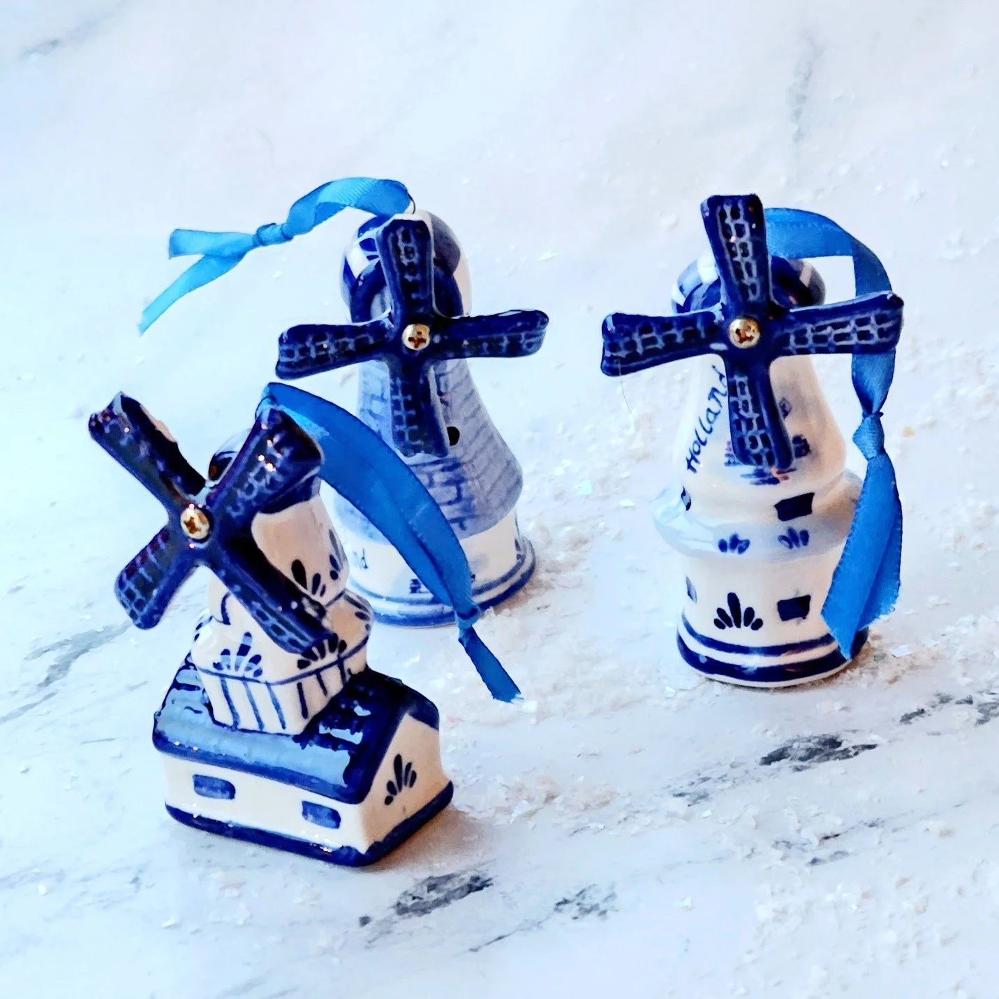Dutch Windmill Ceramic Ornament
