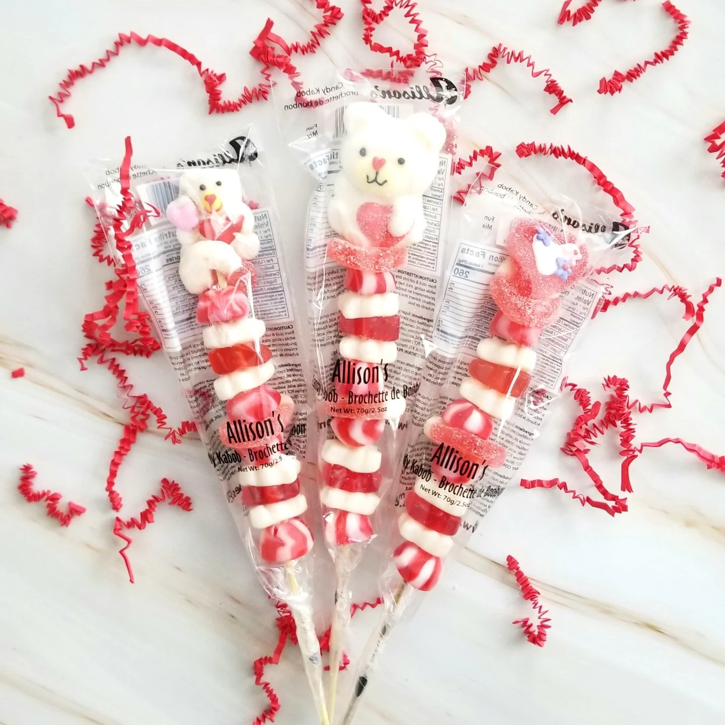 Gummi Valentine Kabobs Set