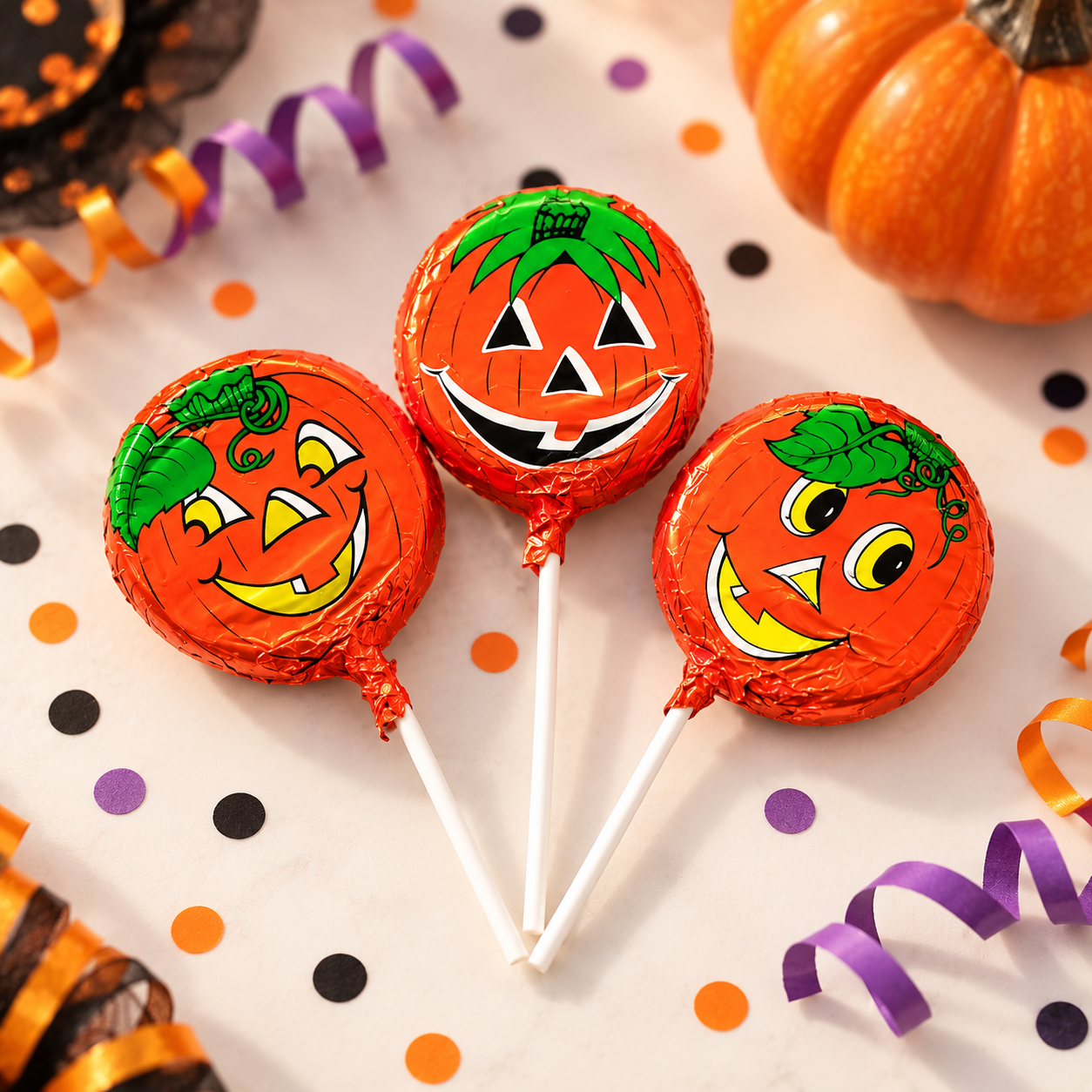 Jack O' Lantern Pops