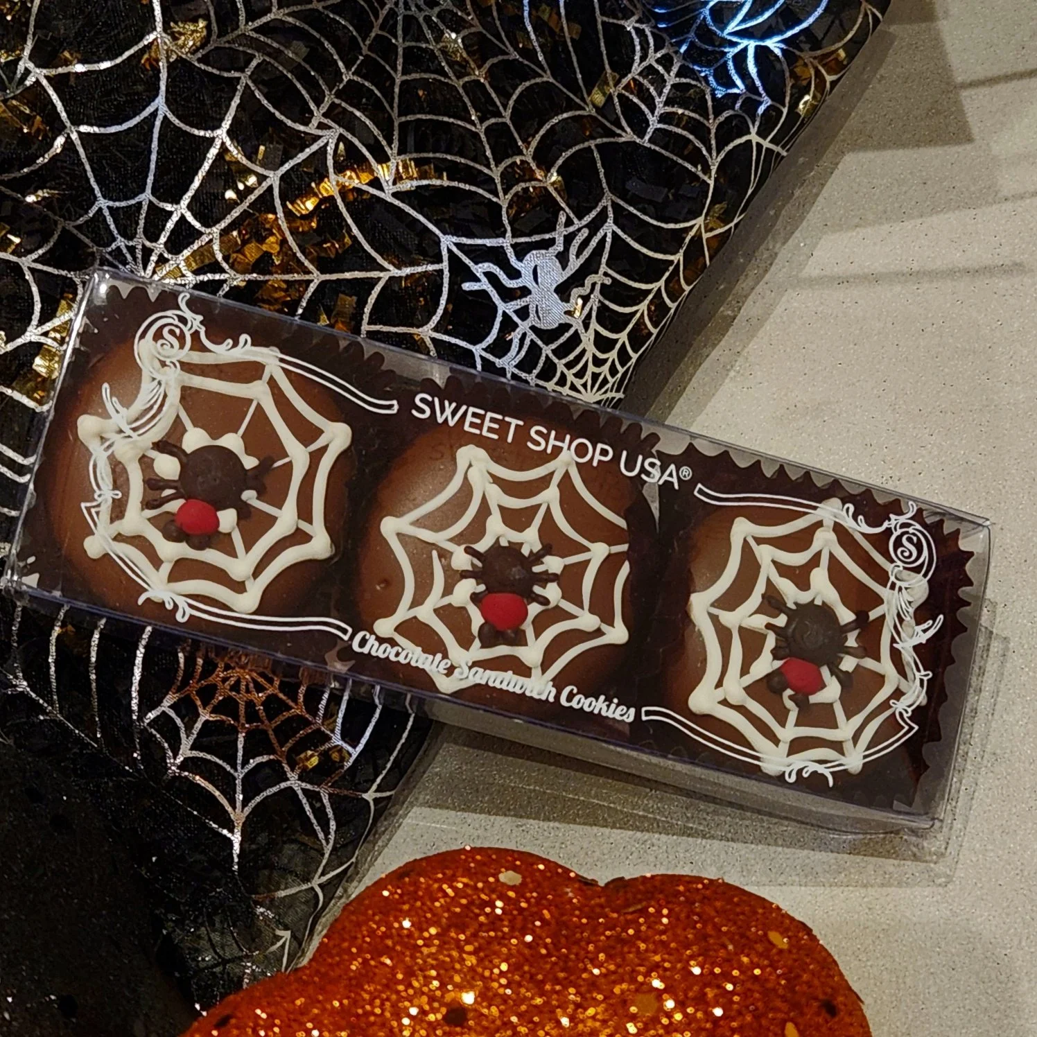 Halloween Oreo Trio Spiderweb