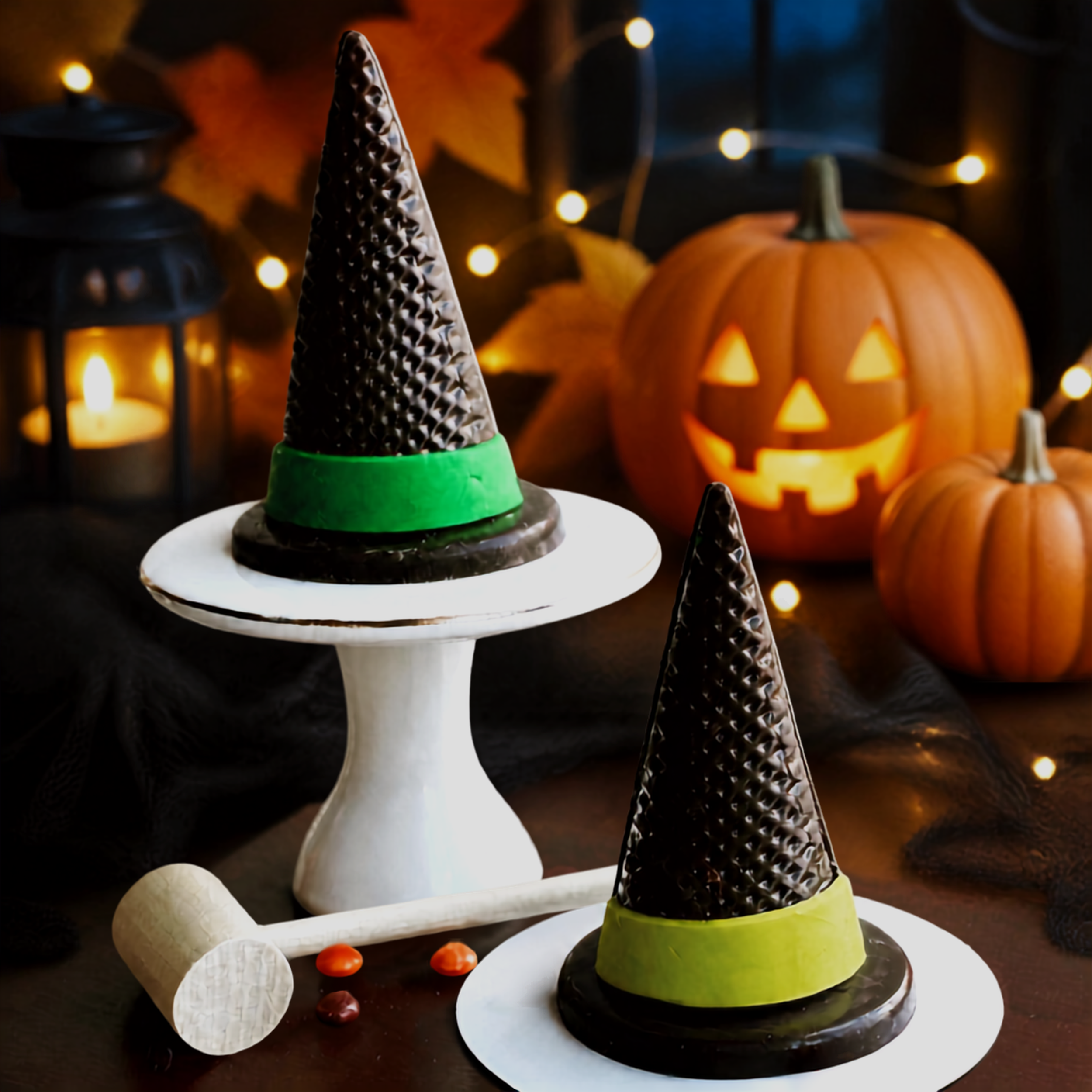 Breakable Milk Chocolate Witch Hat