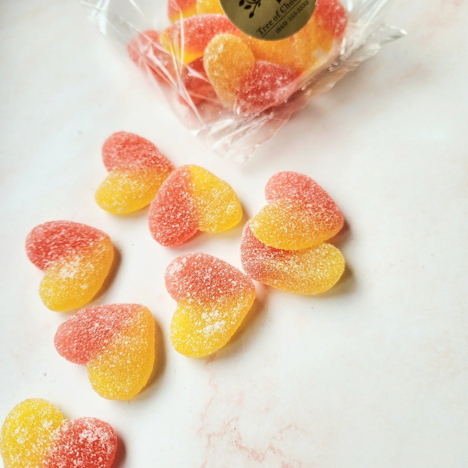 Sweet and Tangy Peachy Hearts
