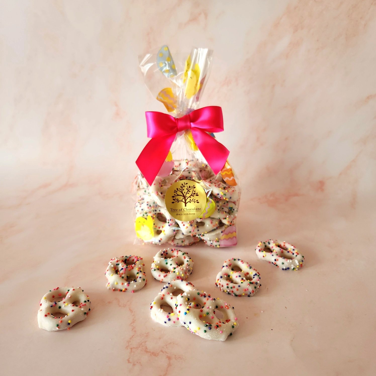 Mini White Chocolate Pretzels