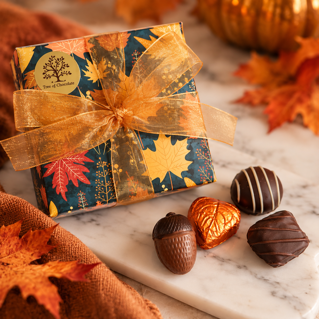 Fall Gourmet Chocolate Gift Box