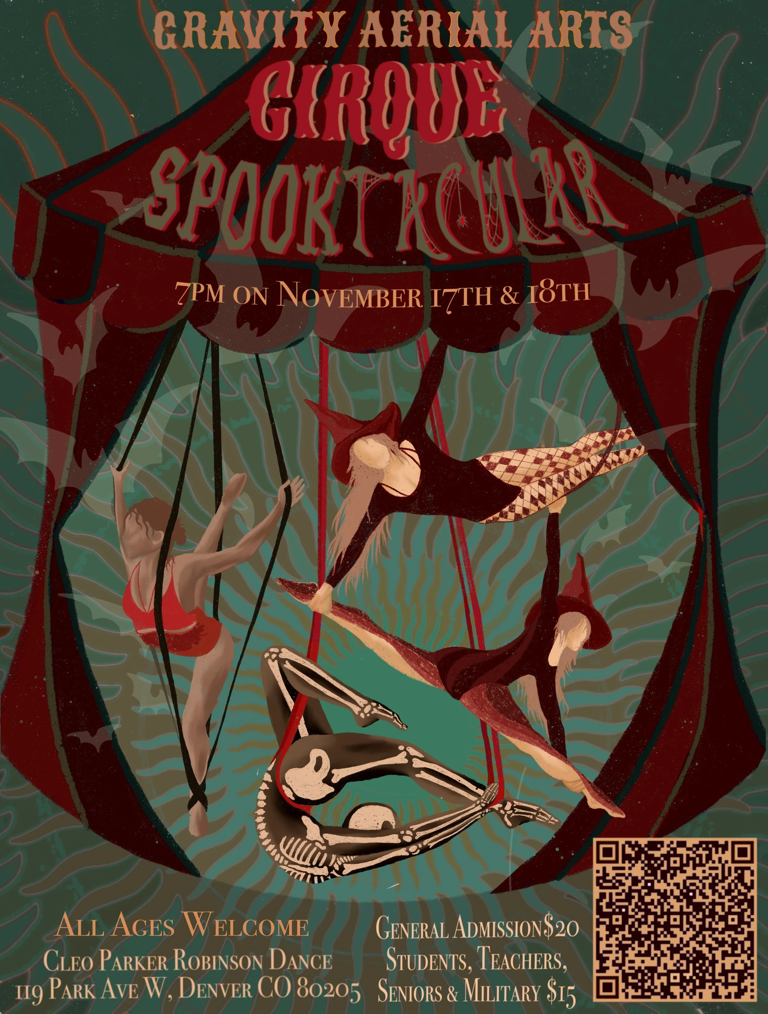 Cirque Spooktacular - Youth &amp; Teen Aerial Showcase 
