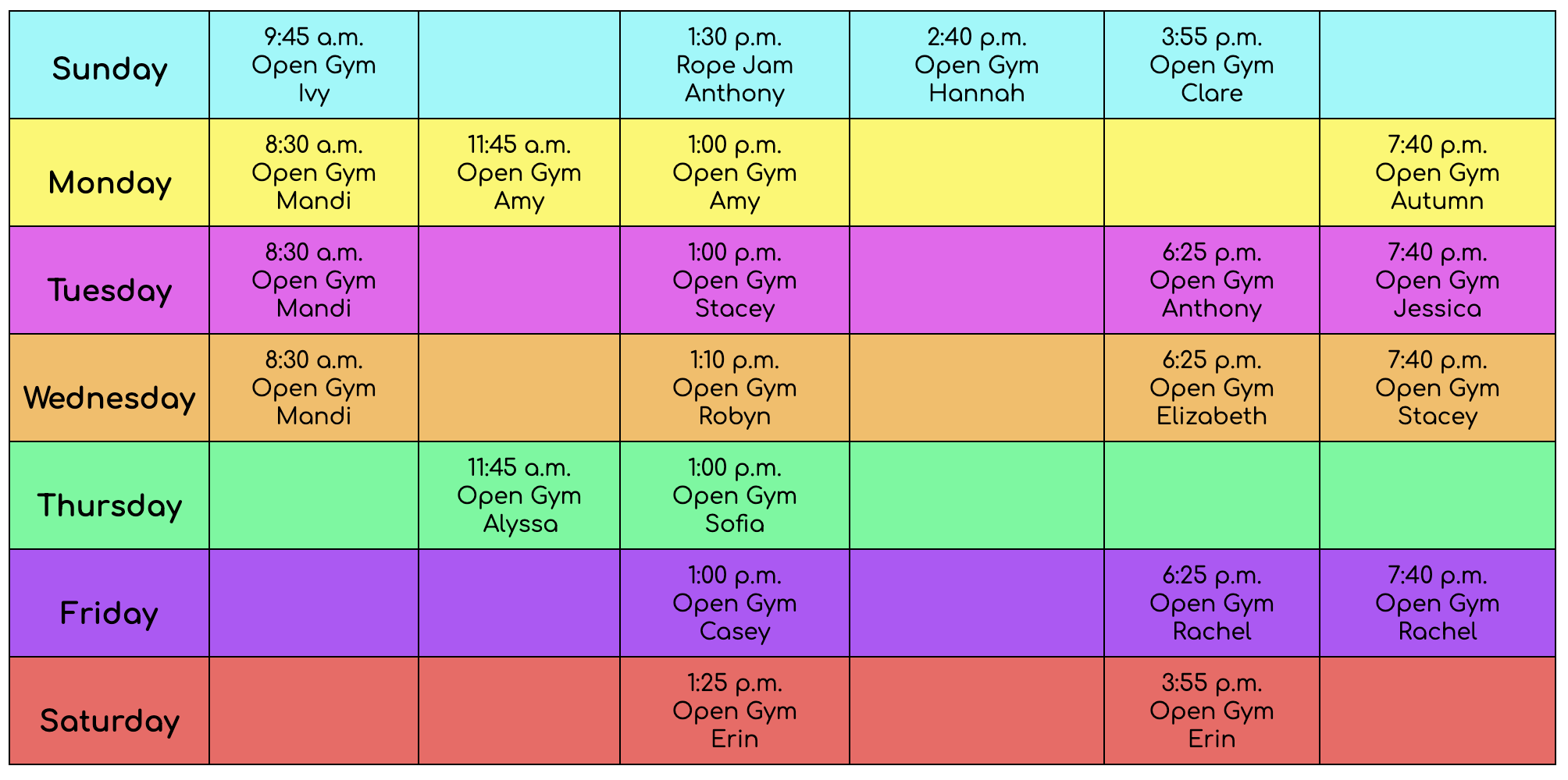 Open Gyms & Jams — Gravity Aerial Arts