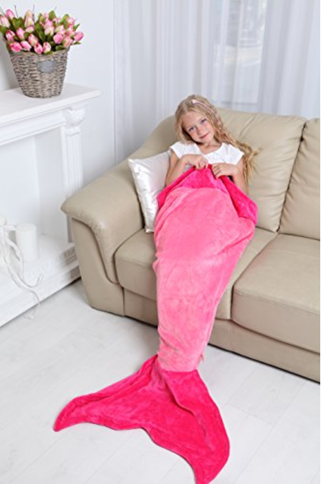 Amazon: Mermaid Tail Blanket