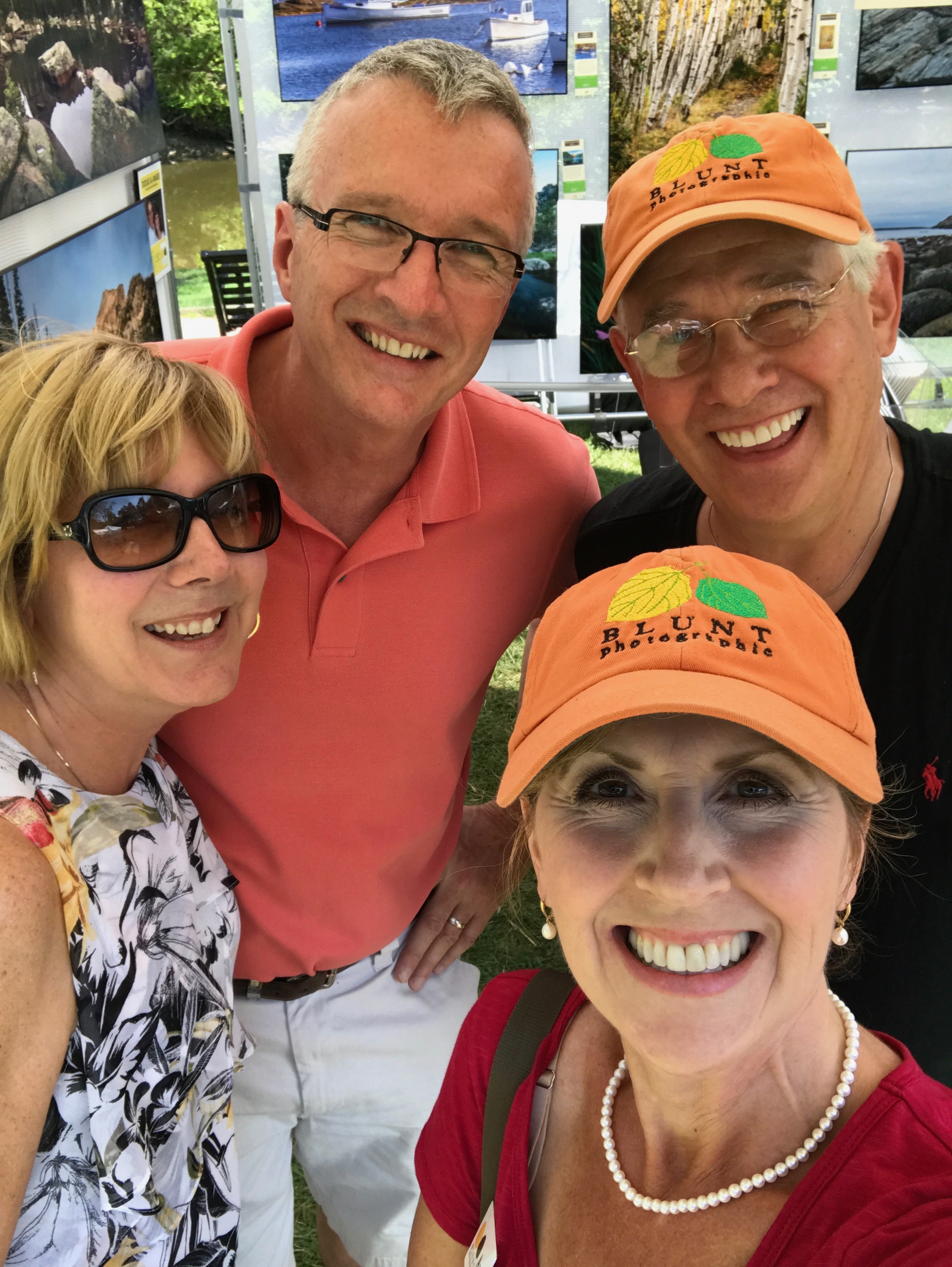 Very special friends of ours, Dr Larry Brandau and his wife Pat, stopping in to share a smile.