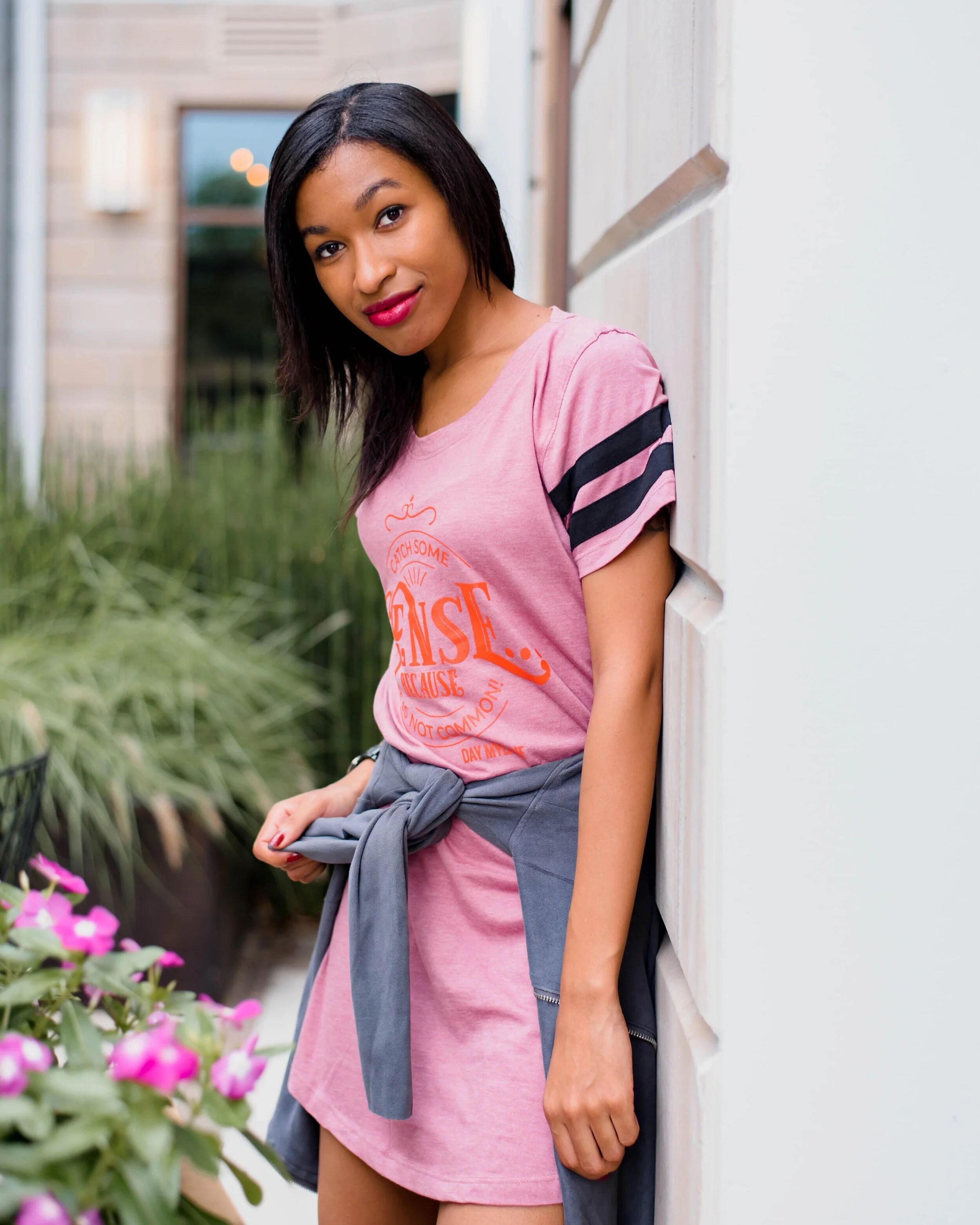 Catch Some Sense T-Shirt Dress