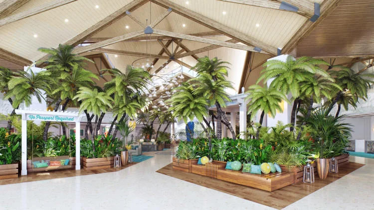 The hotel design is inspired by the lyrics and lifestyle of singer, songwriter and author Jimmy Buffett. (McBride Company / Courtesy photo)