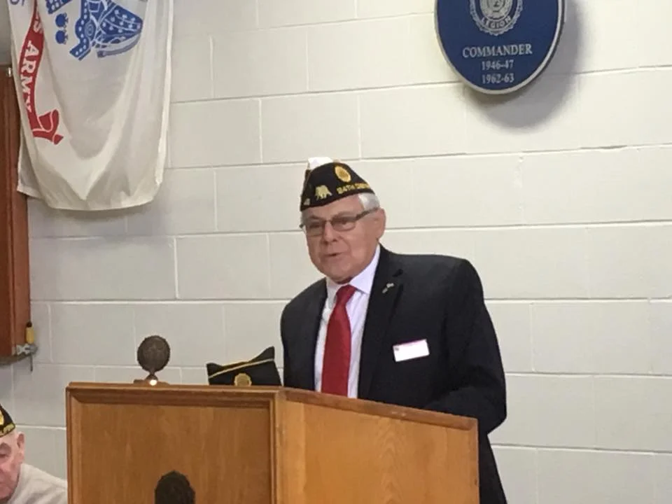 Post 43 Past Commander Tom Urich represented the 24th District at the 6th Area meeting held at Post 741 in Camarillo, Calif. March 18, 2017. 