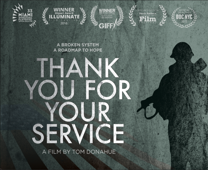 FREE screening of Thank You For Your Service , a documentary which examines mental health and the challenges combat veterans face. The film includes interviews with our nation's highest military leadership and follows the inspiring stories of several veterans and the paths they take to well-being. Join director Tom Donahue for a Q&A, along with key Los Angeles veteran influencers. Reception follows immediately after. THURSDAY 4/13, 7 p.m., James Bridges Theater, UCLA campus, Westwood. TICKETS