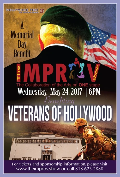 The IMPROV Show is taking to the stage TOMORROW, Wednesday, May 24 at the Hollywood Post 43 at 7PM. Doors open at 6PM. Here's your chance to get $10 off as a member of Post 43 . Simply use the discount code Post43 on the check out page and you receive $10 off on any ticket purchase. Regular prices are $25 and $50 at the door. Offer expires Friday May 19, 2017 at 6PM or until the discount seats are sold out. Get your tickets now! www.theimprov.show/tickets