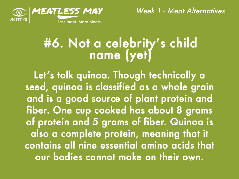 Meatless May 21 Acterra