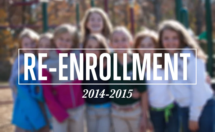 2014-2015 Re-enrollment