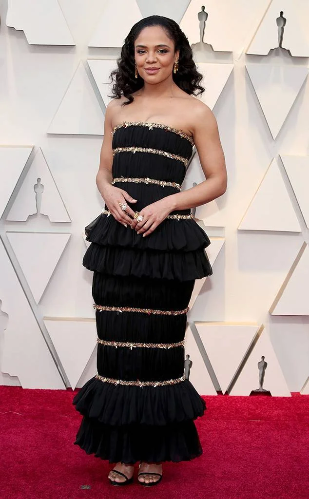 Tessa Thompson in Chanel Couture and Jimmy Choo heels.jpg