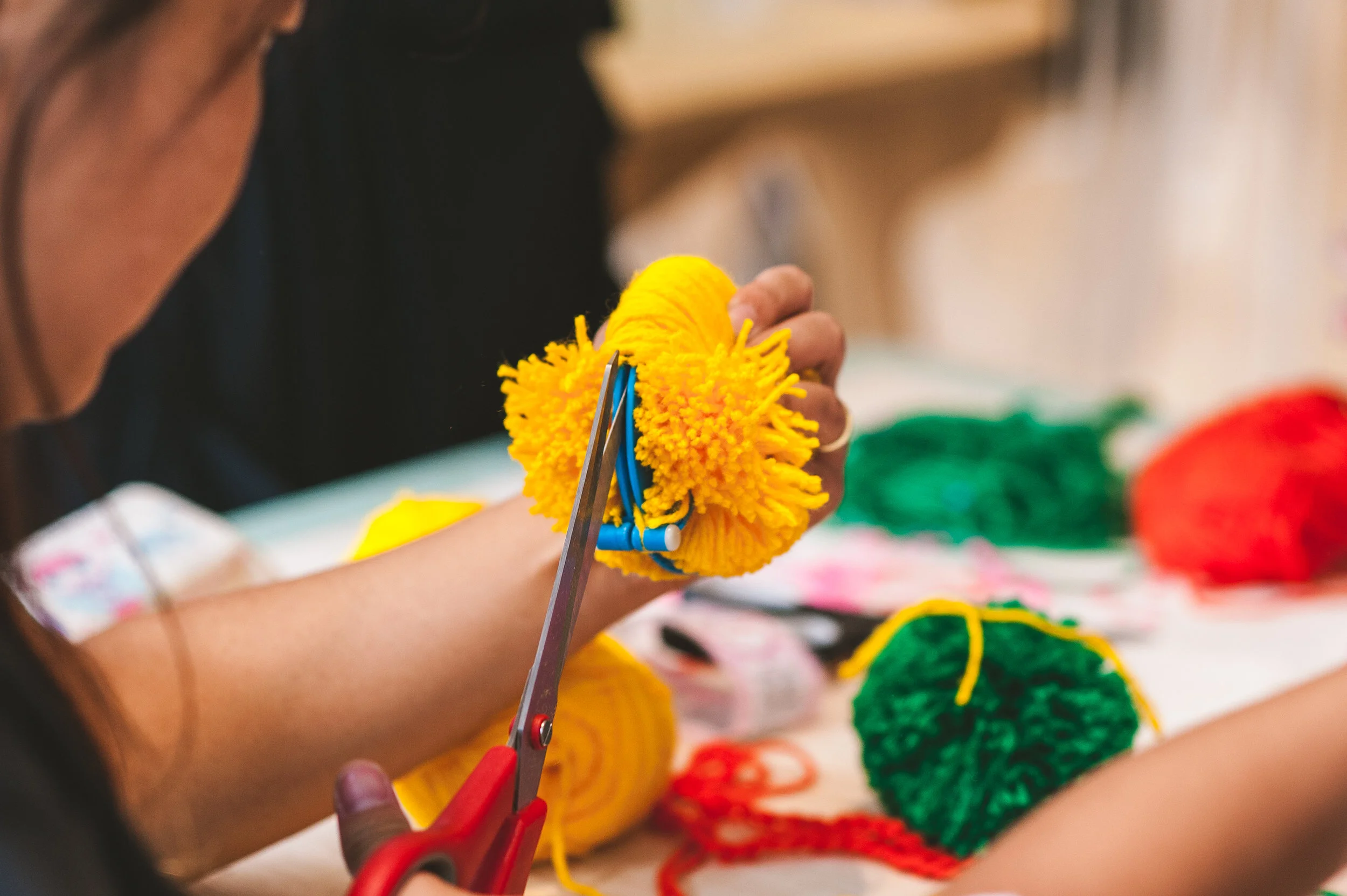 Crochet Pompom, com Coletivo Nalã