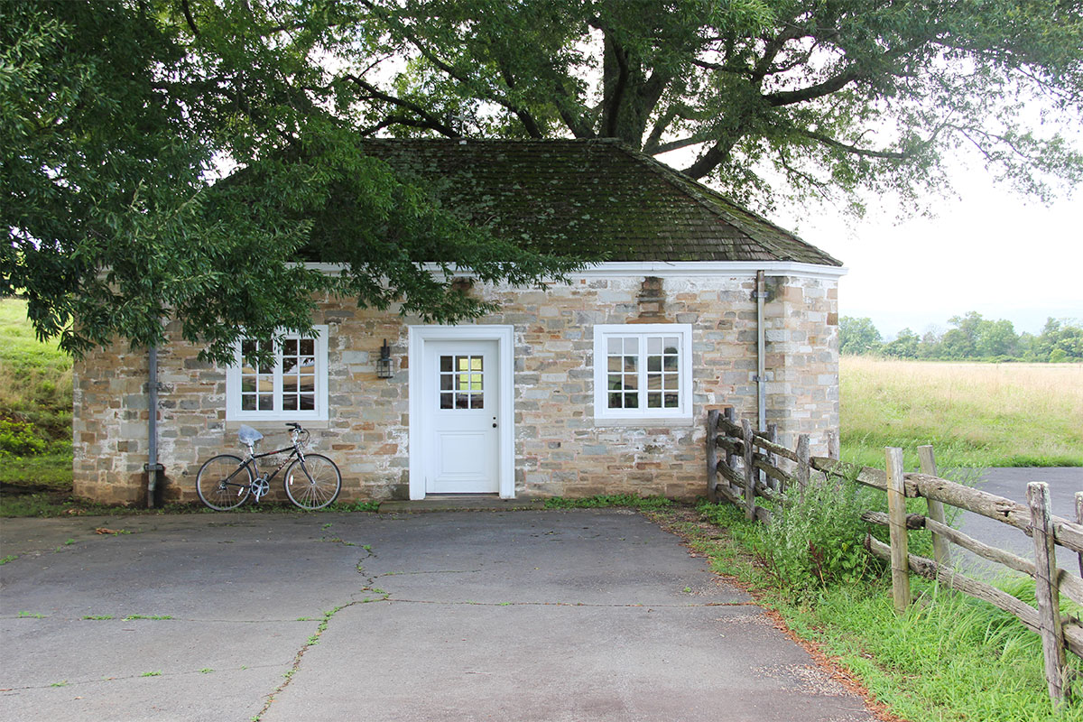 Studio space at the Oak Spring Garden Foundation