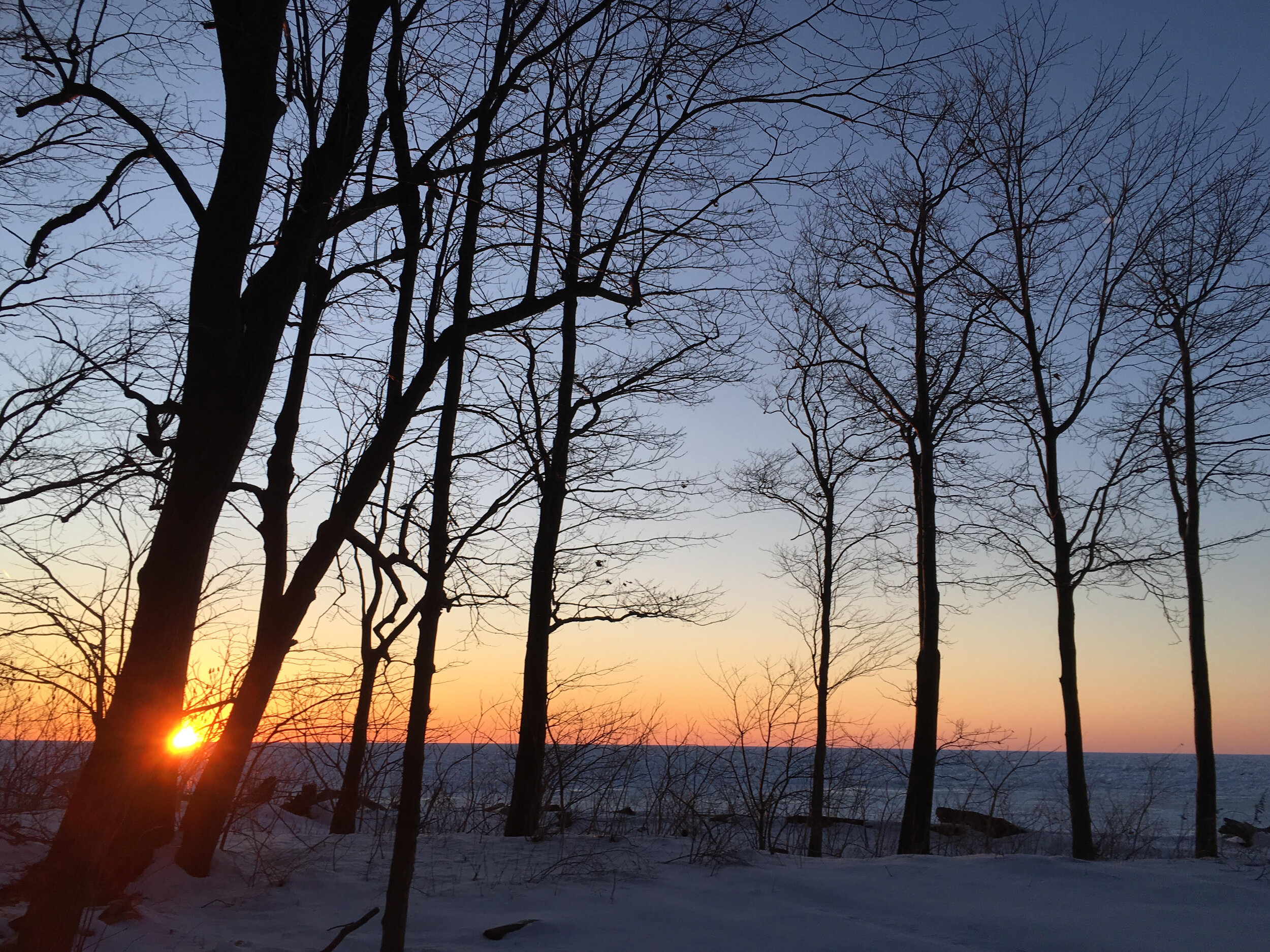 Lake Erie sunset