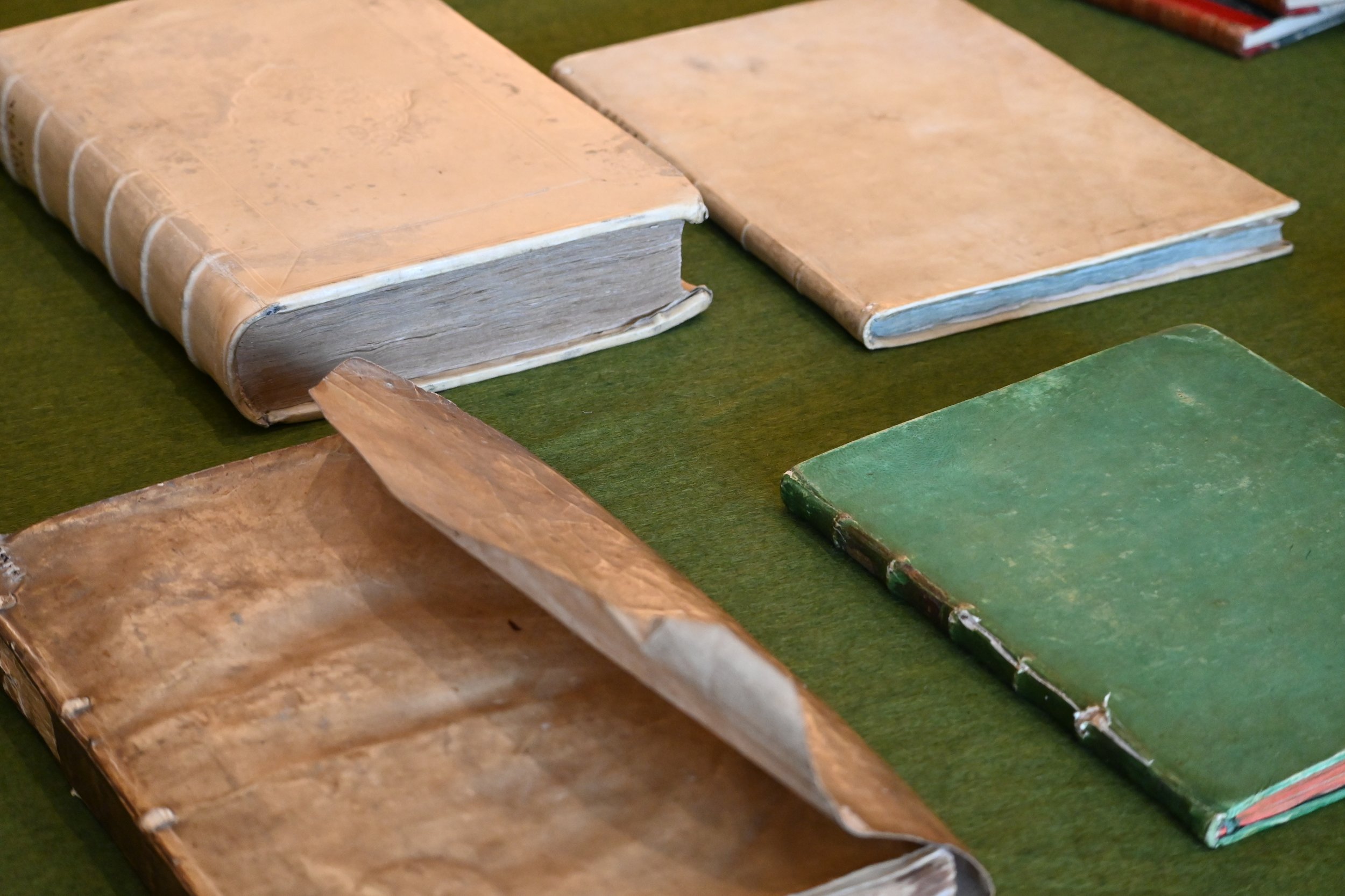  Examples of vellum binding. 