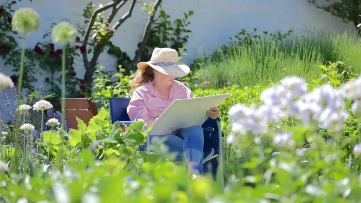 Paint Out in the Formal Garden