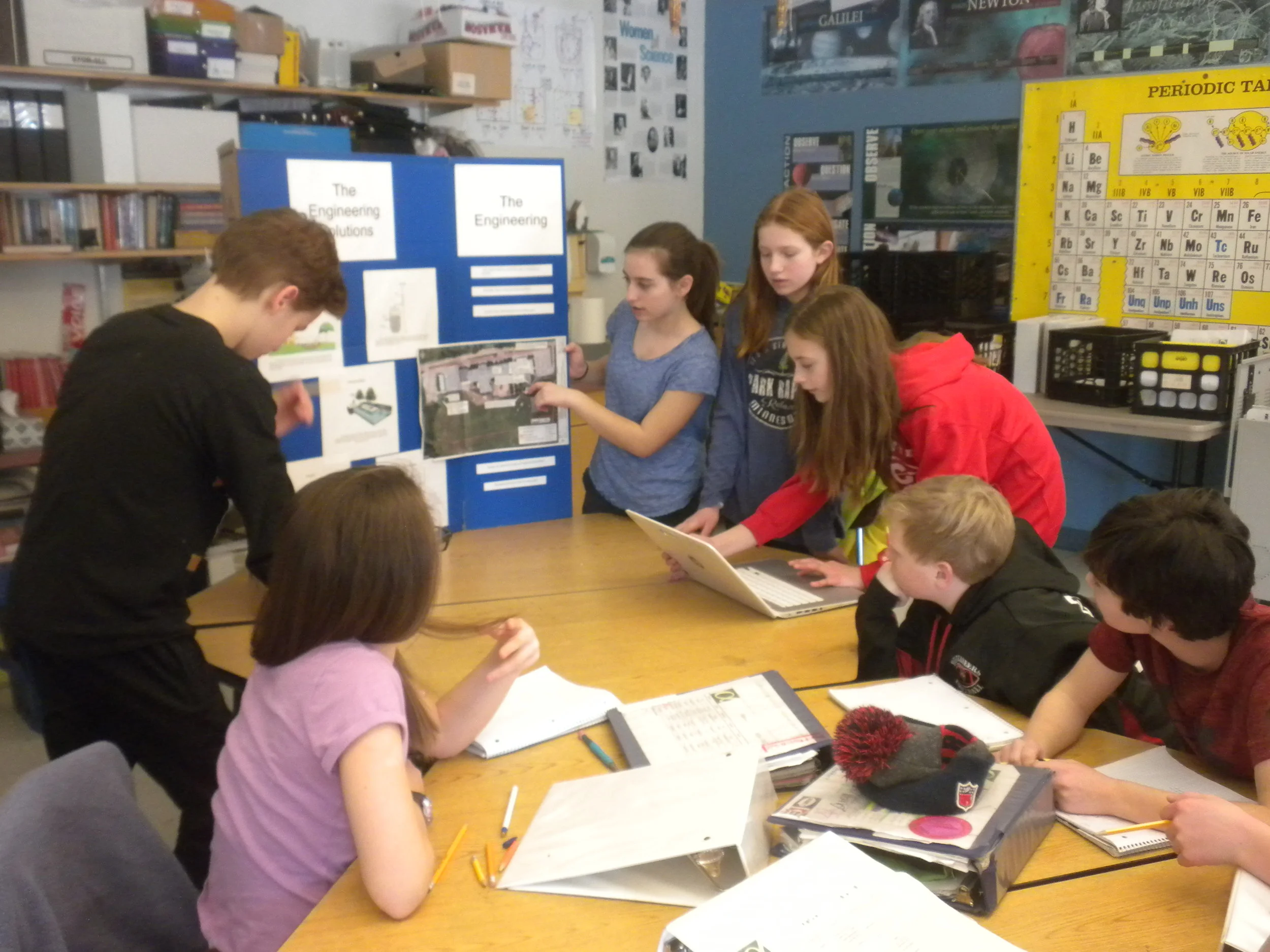 Students at Charlotte Central School